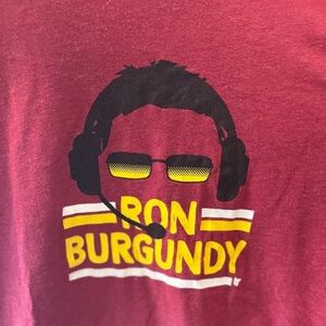 Ron Burgundy t-shirt size medium in GUC
